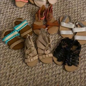 Toddler girls size 5 sandals